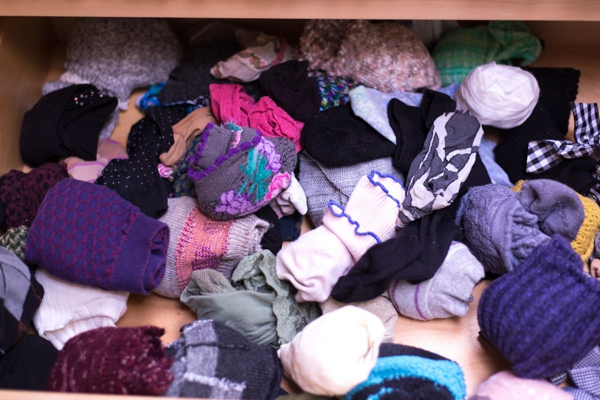 ¿Cómo organizar los calcetines?  Consejos para ahorrar espacio y encontrar al buscar un par de calcetines