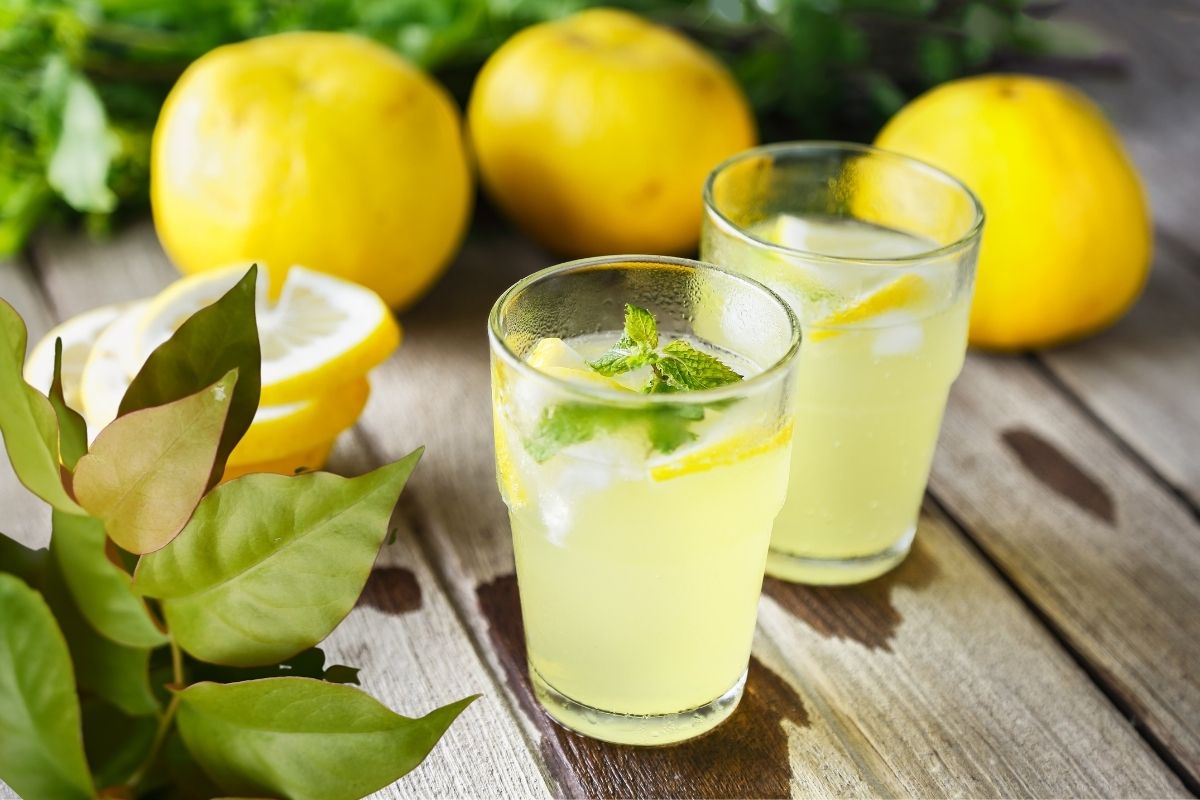 Suco de ora-pro-nobis com limão: