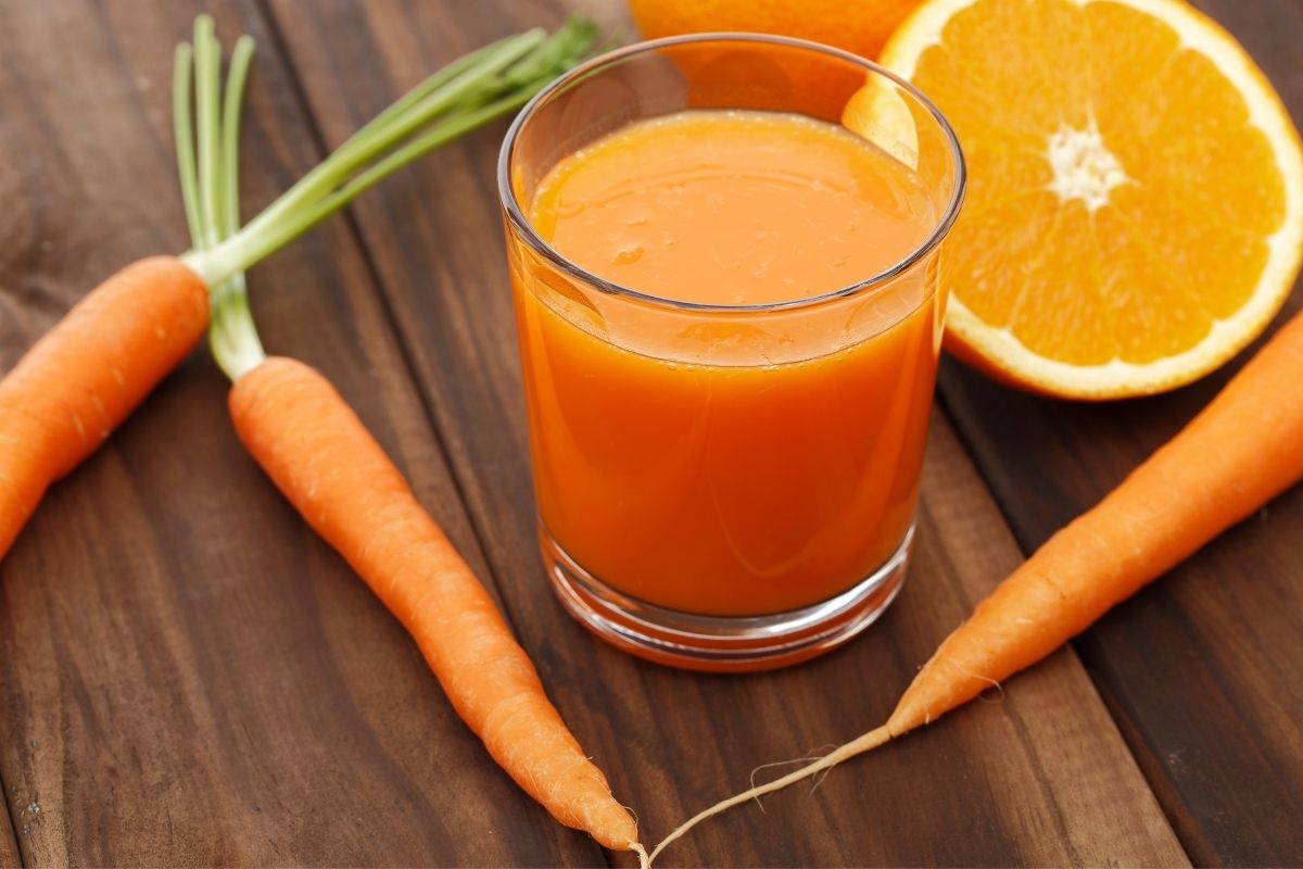 suco de cenoura com laranja