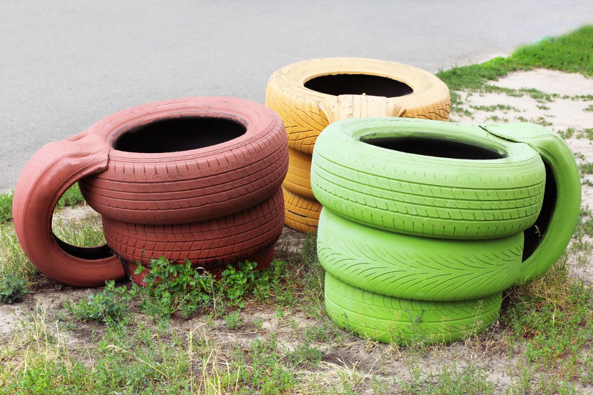 Reaproveitando pneus: veja como transformar pneus em vasos para o seu jardim - Canva