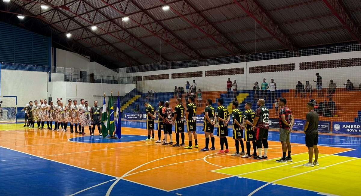 Nova Mutum: Super Copa de Futsal oferece prêmio de até R$ 2.000. Foto: Vinícius Fantinel/Prefeitura de Nova