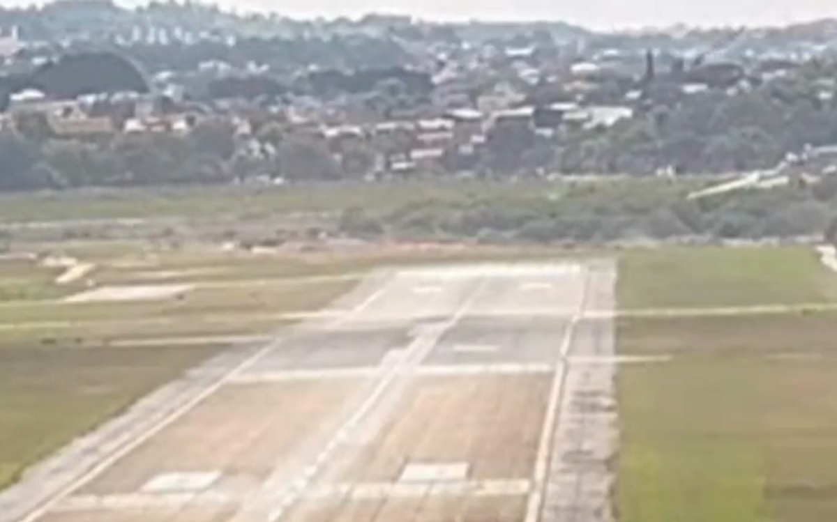 Acidente de avião mata 2 no aeroporto de Belo Horizonte. Foto: Reprodução Twitter