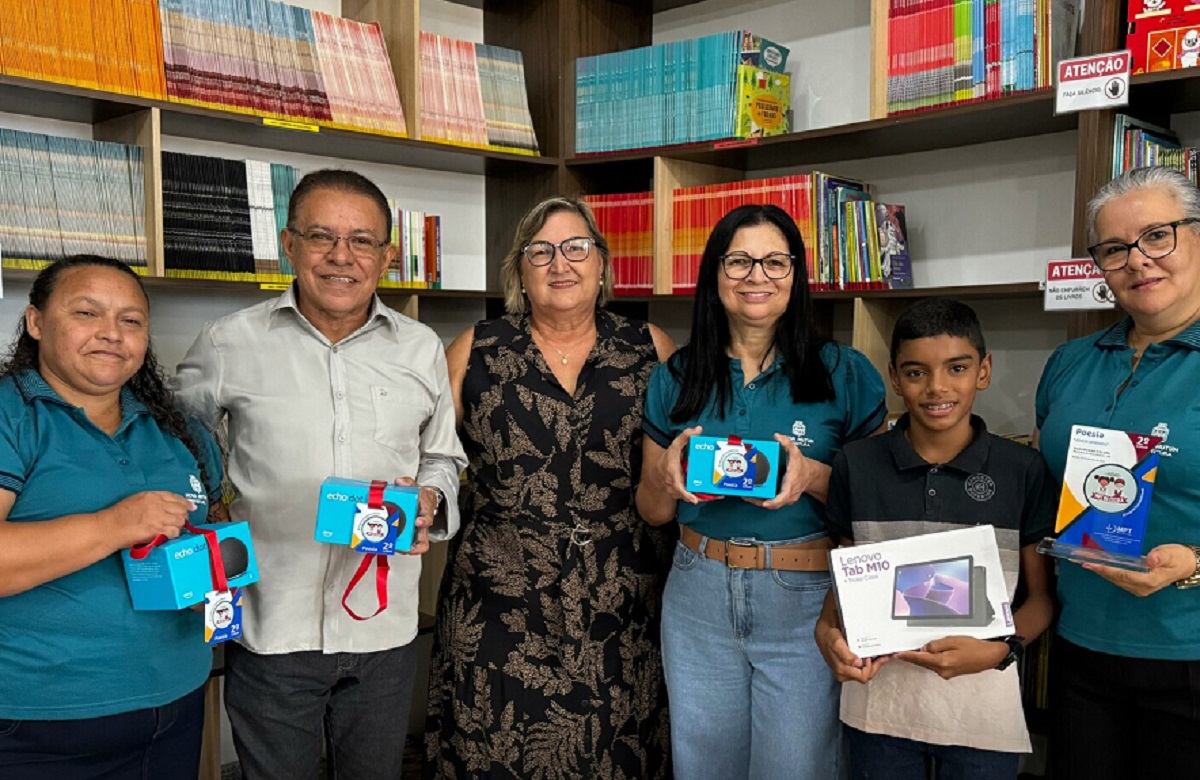 Estudante de Nova Mutum ganha prêmio nacional com poesia. Foto: Vinícius Fantinel/PMNM
