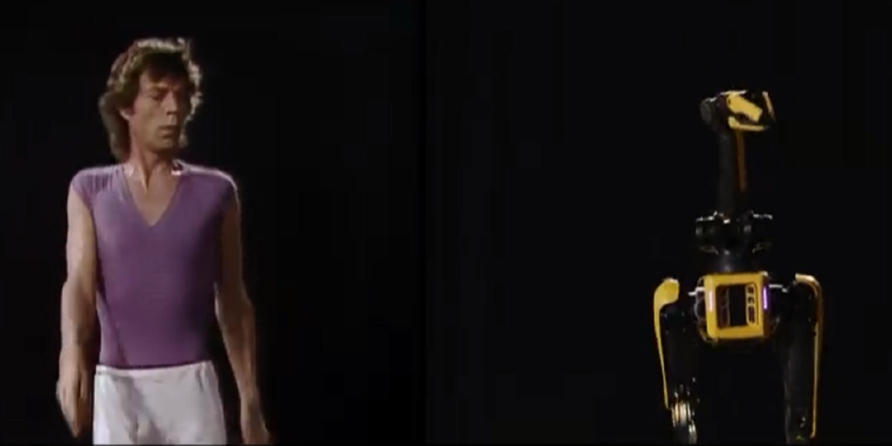 Robô Spot causa alvoroço ao imitar dança de Mick Jagger/ Reprodução de imagem do Facebook de Boston Dynamics