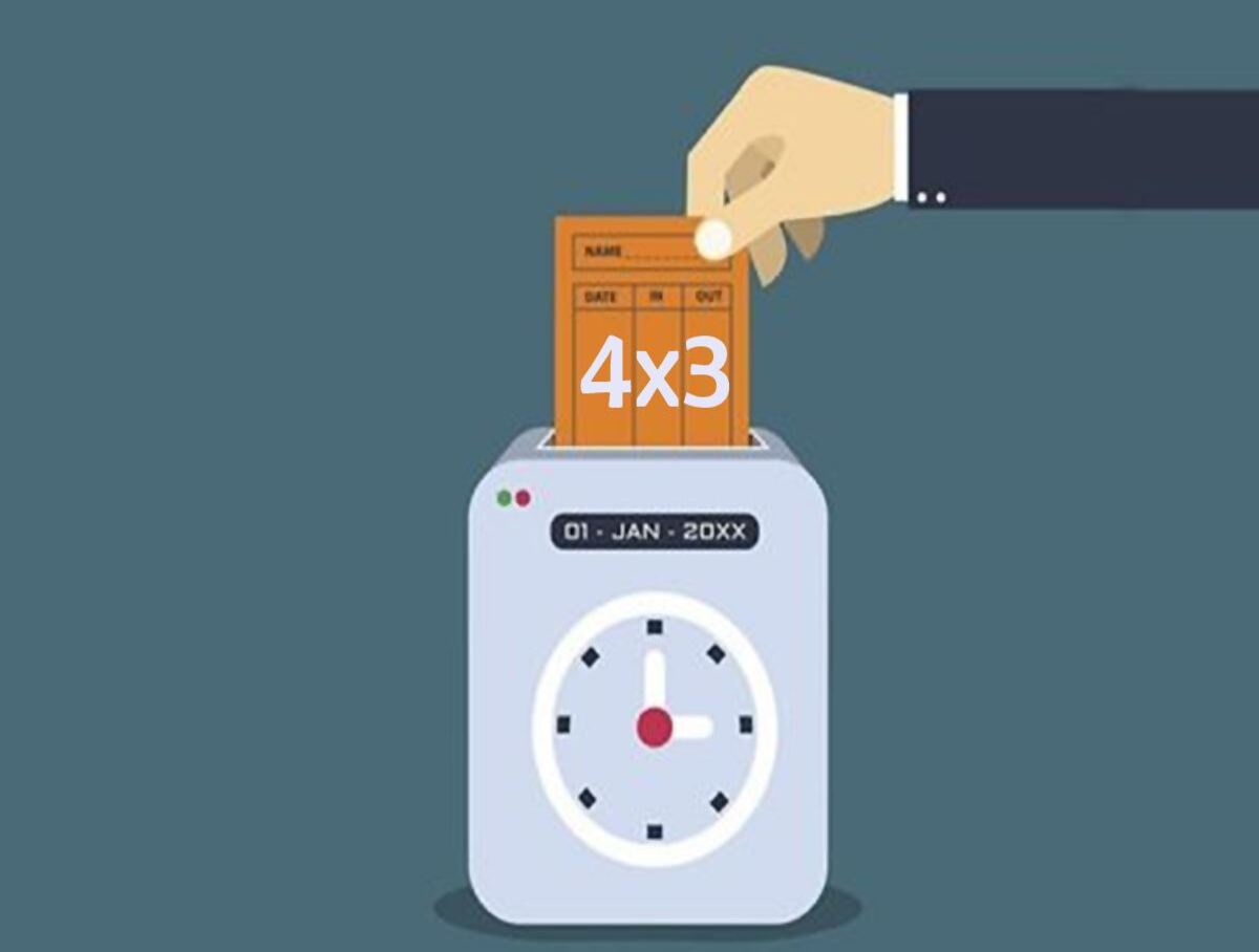 Jornada 4x3 é viável para as empresas? Conheça como funciona o método de 3 dias de final de semana - Fonte: Pixabay