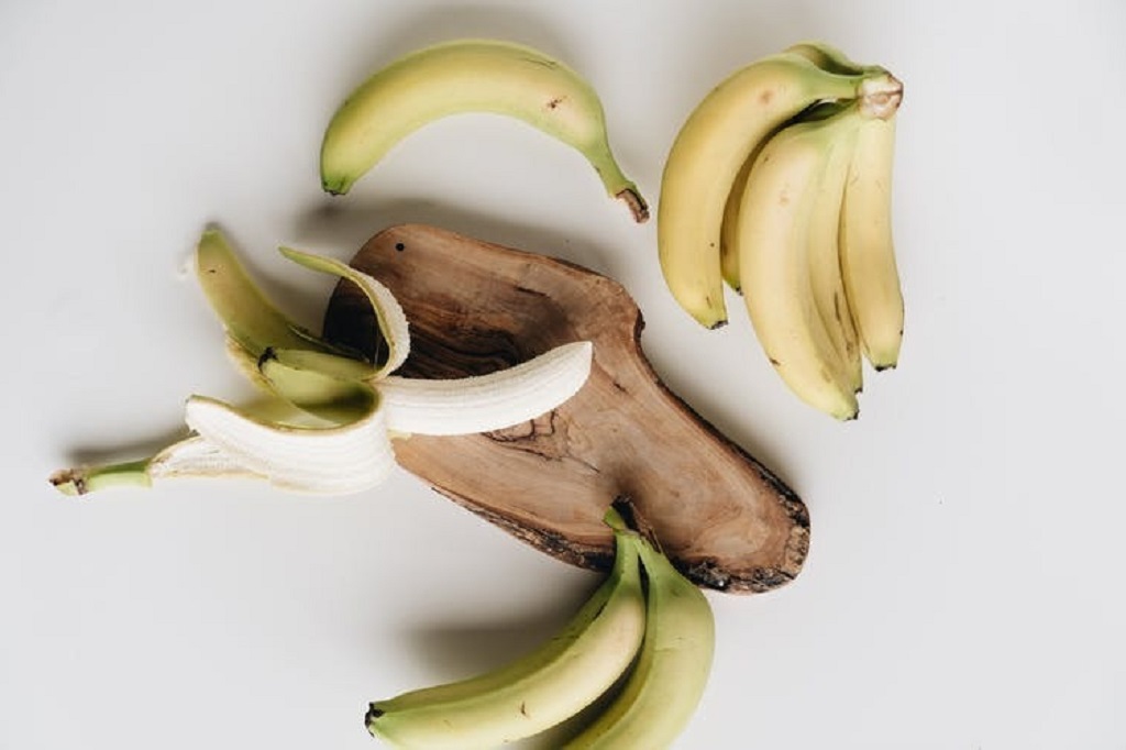 Banana é excelente para nutrir o cérebro depressivo. Reprodução: Aleksan/Pexels