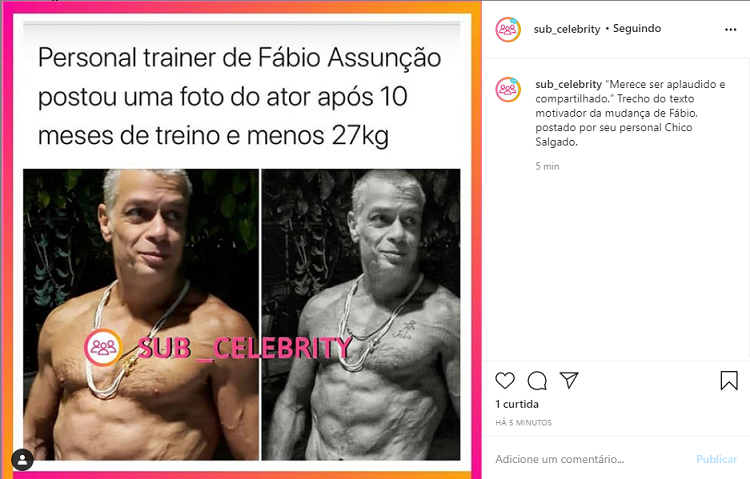 Fábio Assunção/ Reprodução instagram