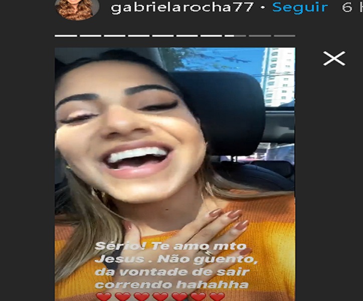 Reprodução do Instagram de Gabriela Rocha