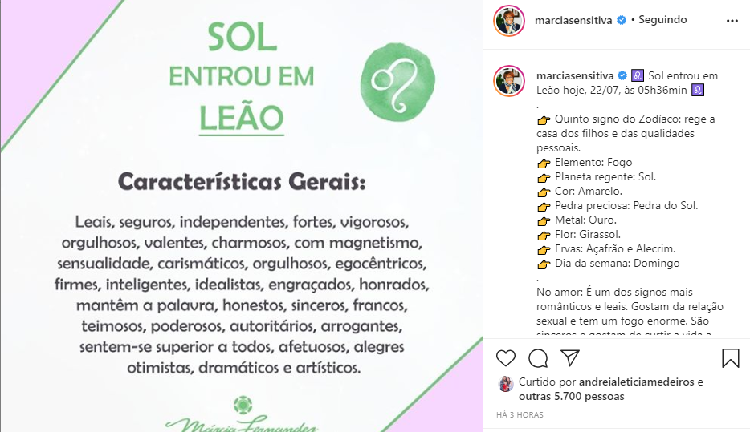 Marcia Sensitiva / Reprodução instagram