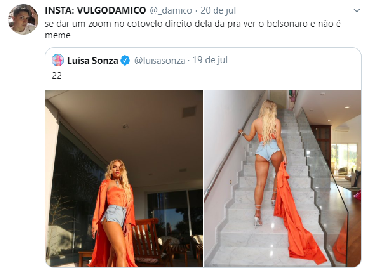 Tweet Luíza Sonza