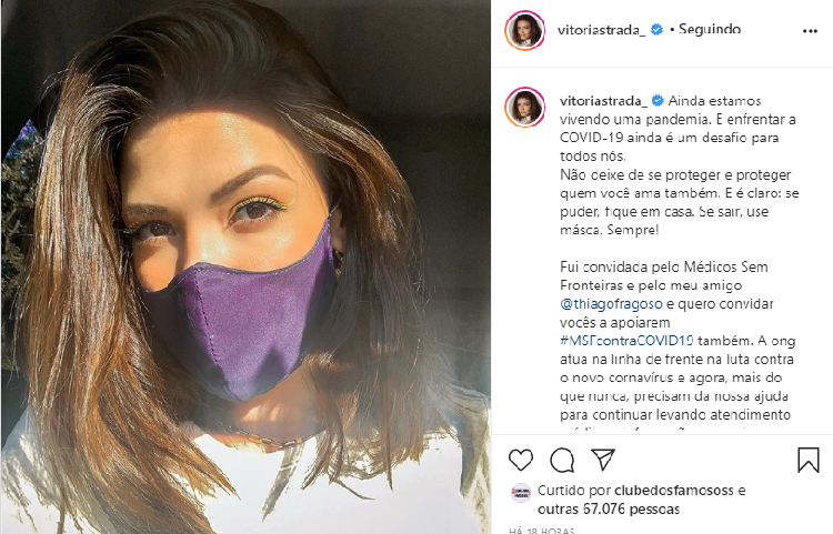 Vitória Strada / Reprodução instagram