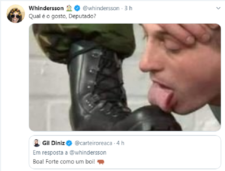 Whindersson responde deputado Gil Diniz
