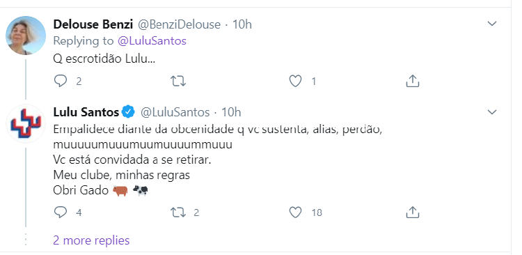 Reprodução do Twitter do Lulu Santos