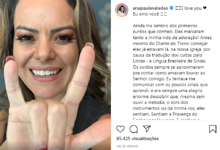 Instagram Ana Paula Valadão