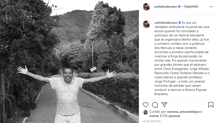 Instagram Carlinhos Brown