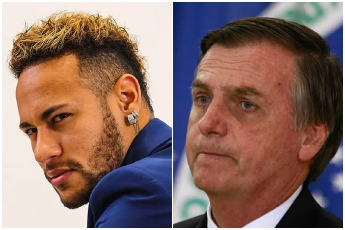 Neymar e Jair Bolsonaro (Foto: Reprodução/Internet)