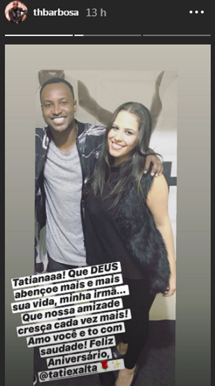 Thiaguinho se declara para amiga (Foto: Reprodução/Instagram)