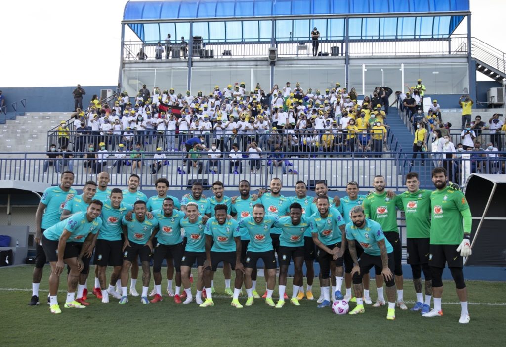 Brasil finaliza treino em Manaus. Seleção encara o Uruguai nesta quinta-feira (14). Foto: Lucas Figueiredo / CBF