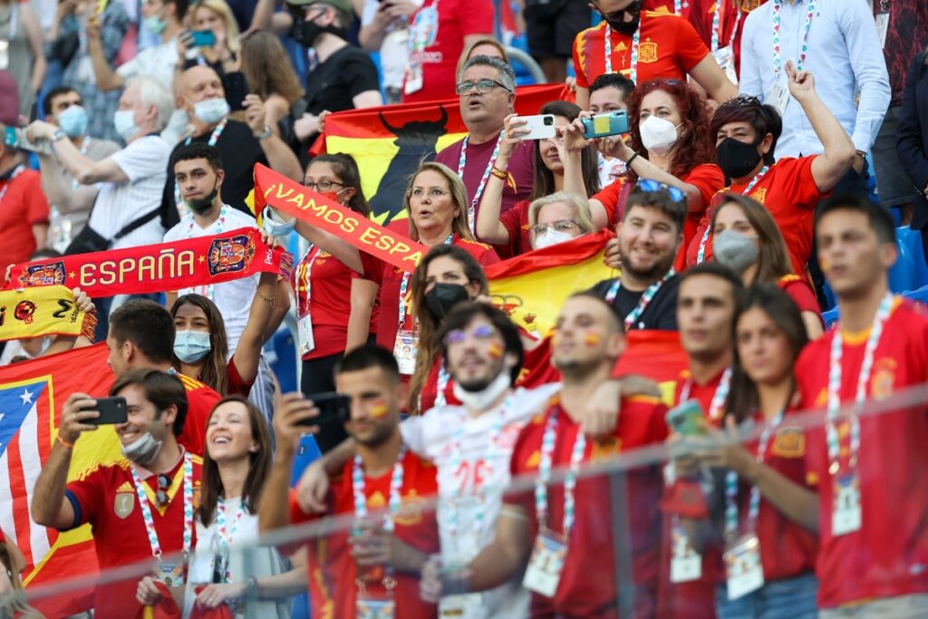Torcida da Espanha promete apoiar seleção em Sevilha. Foto: Divulgação / Reprodução Twitter @SeFutbol