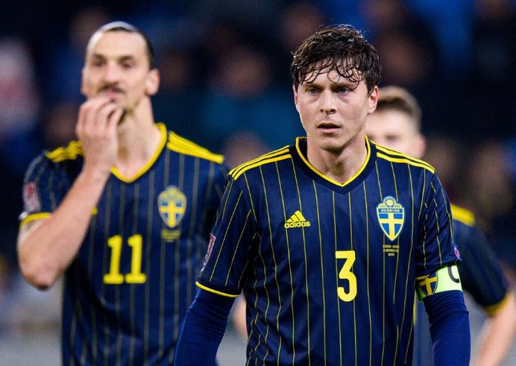 Seleção da Suécia precisa vencer fora de casa para garantir vaga na Copa. Foto: Divulgação / Reprodução Twitter @svenskfotboll