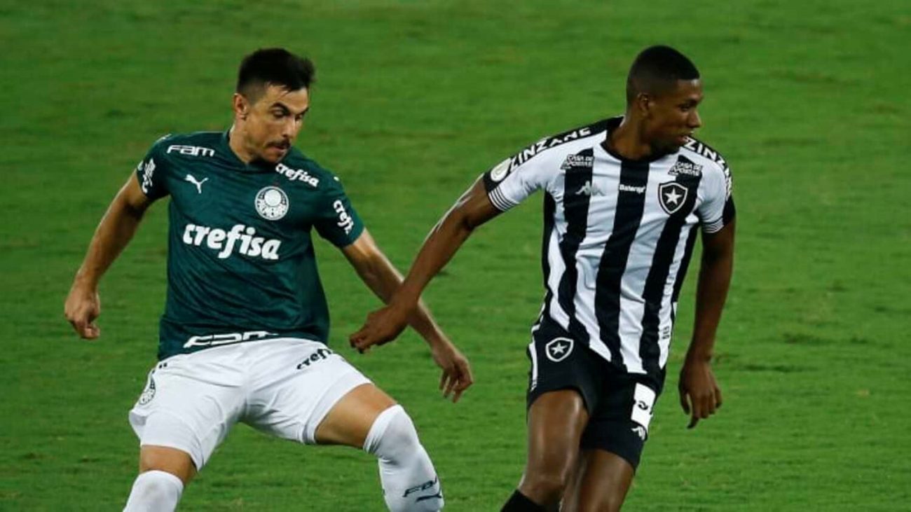 Palmeiras e Botafogo duelam no Allianz Parque pela 10ª rodada do Brasileirão. Foto: Reprodução