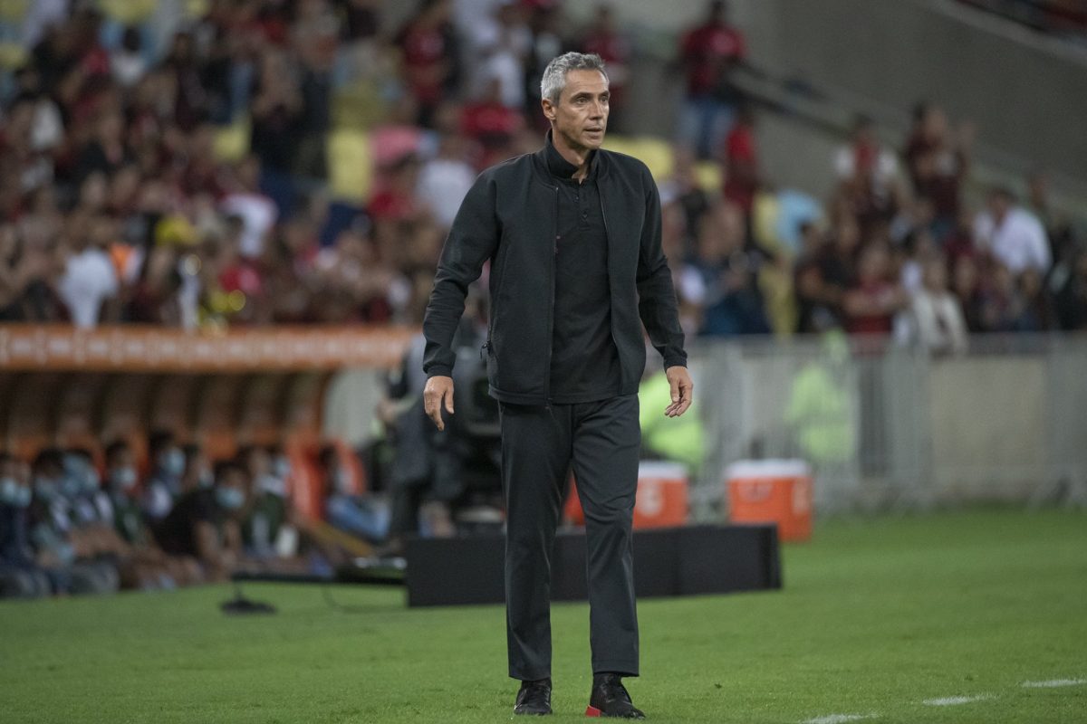Paulo Souza vive seu momento mais delicado no comando do Flamengo. Foto: Reprodução/Alexandre Vidal/ Flamengo