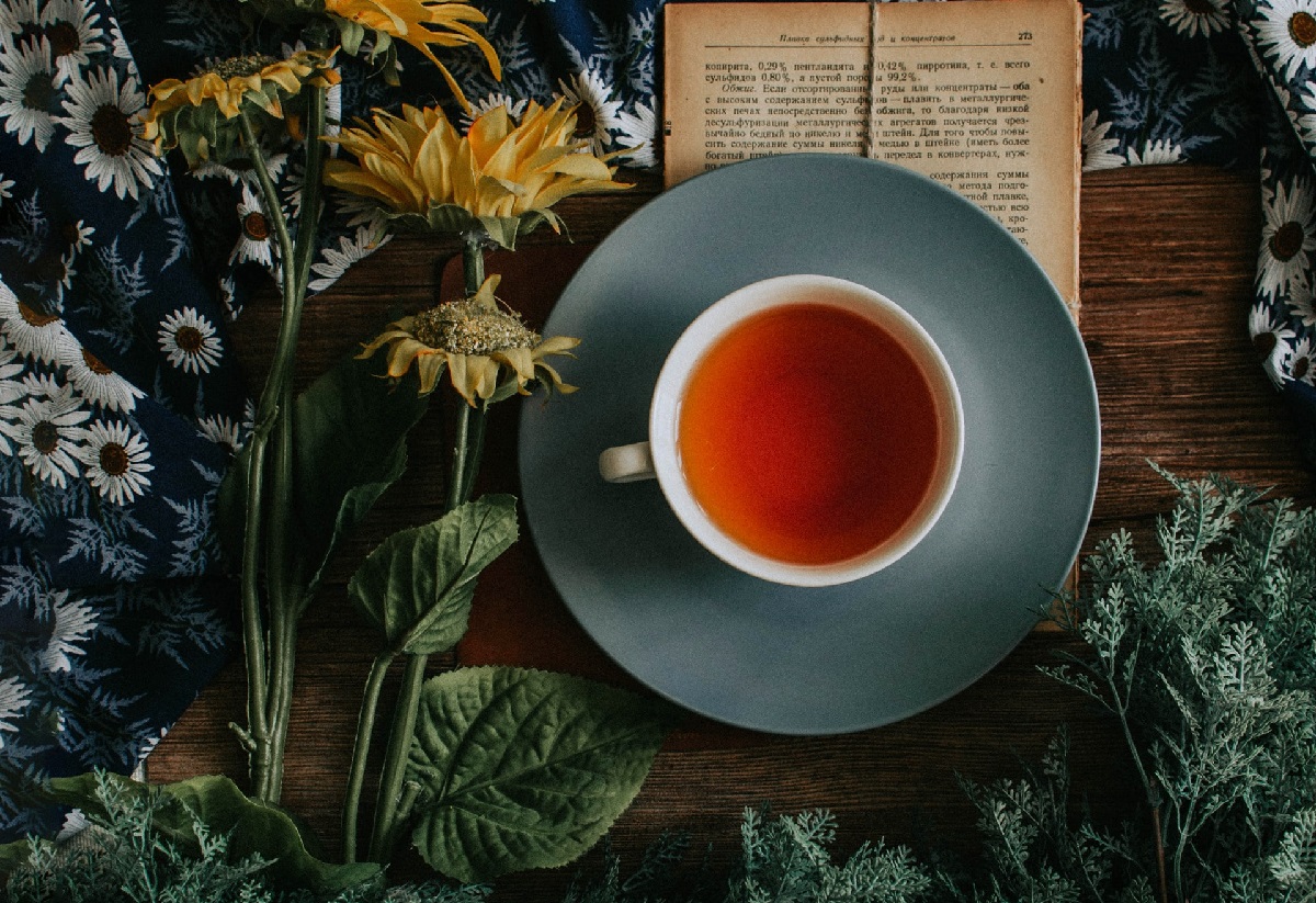 Chá de camomila - Imagem reproduzida no Unsplash