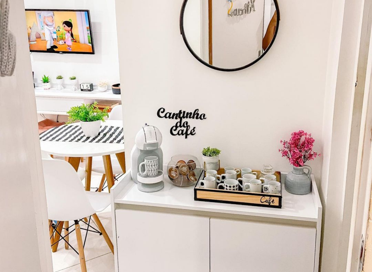 Quer aprender a fazer um cantinho do café na sua casa? Saiba como/ Imagem reproduzida de Instagram