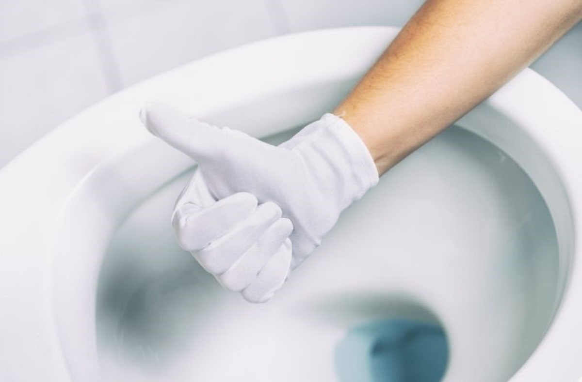 limpar o vaso sanitário sem colocar a mão e enquanto dorme - Reprodução de imagem do Canva