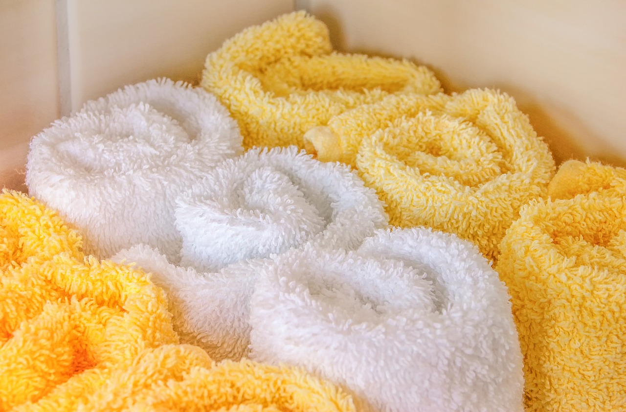 Toalhas de rosto, lave corretamente e viva livre das bactérias - Reprodução Pixabay
