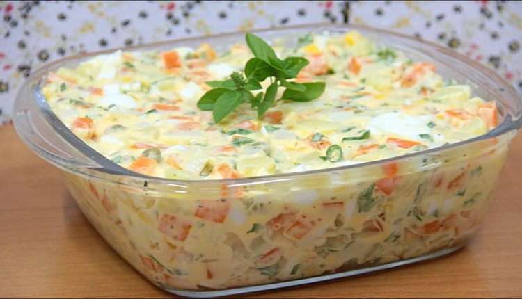Salada de maionese / Reprodução Youtube