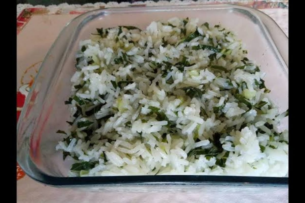 arroz com couve