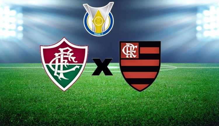 Fluminense x Flamengo ao vivo neste sábado. Imagem - Montagem