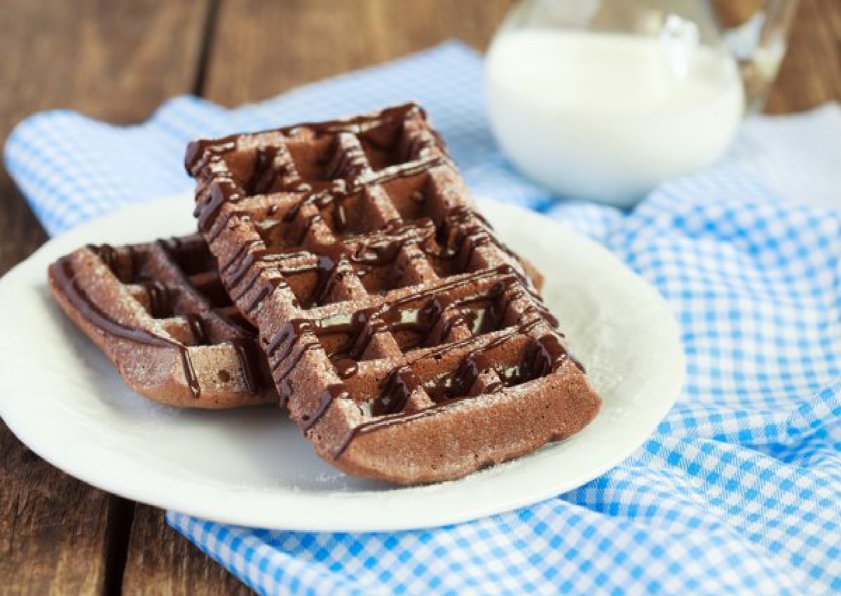 Waffles veganos de chocolate; comece o dia com toda a energia do mundo (Foto: iStock)