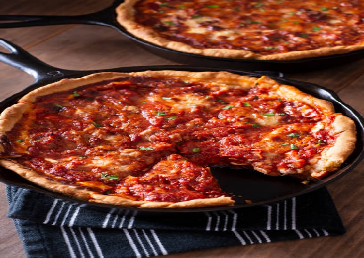 Pizza de frigideira; melhor lanche ou jantar rápido com um sabor fantástico (Foto: iStock)