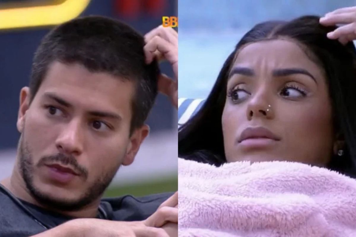 Arthur Aguiar e Brunna Gonçalves - Reprodução Tv Globo