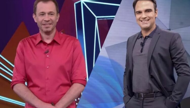 Tiago Leifert e tadeu - Reprodução Tv Globo