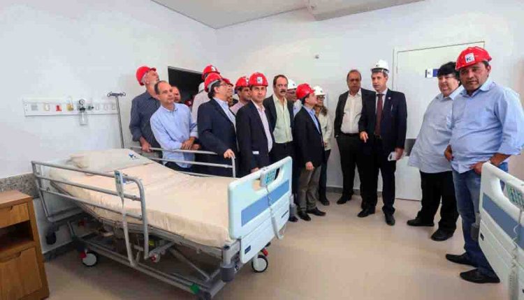 Hospital Dra Zilda Arms tem 18 leitos e centro cirúrgicos inaugurado pelo governador do Rio– Foto/reprodução.