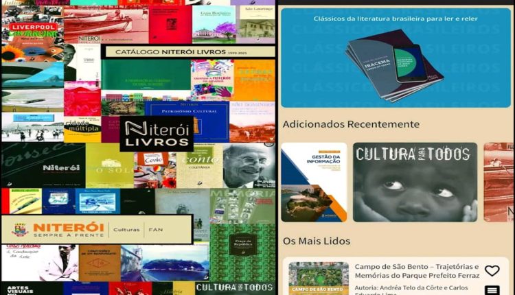 A prefeitura lança um e-book com aplicativo Niterói livros